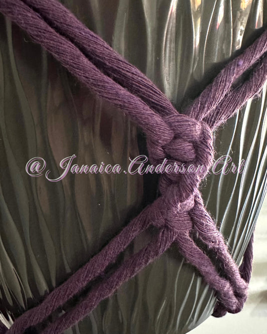 Macramé Plant Hanger Lg.16 (tassel-free)