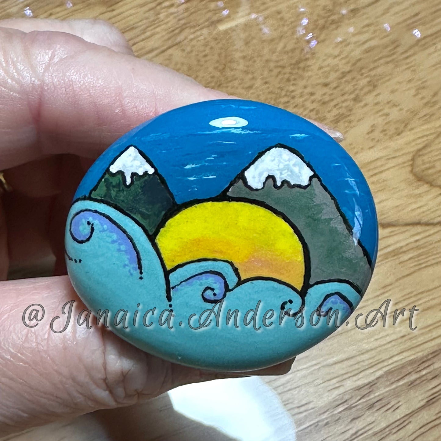 Stone Fridge Magnet-334