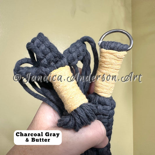 Macramé Plant Hanger Lg.25