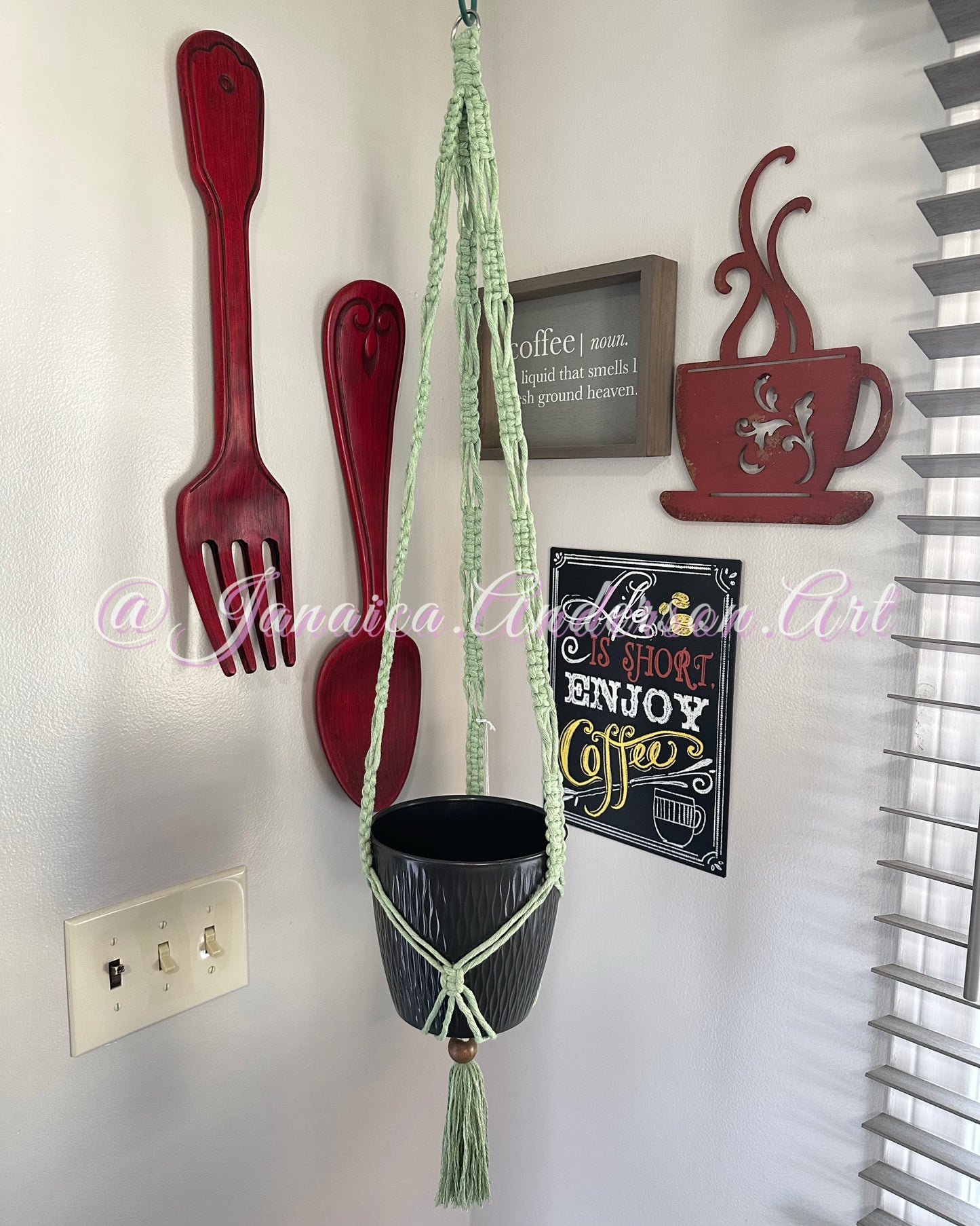 Macramé Plant Hanger LONG-Sm.29
