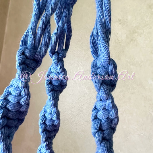 Macramé Plant Hanger LONG-Sm.36