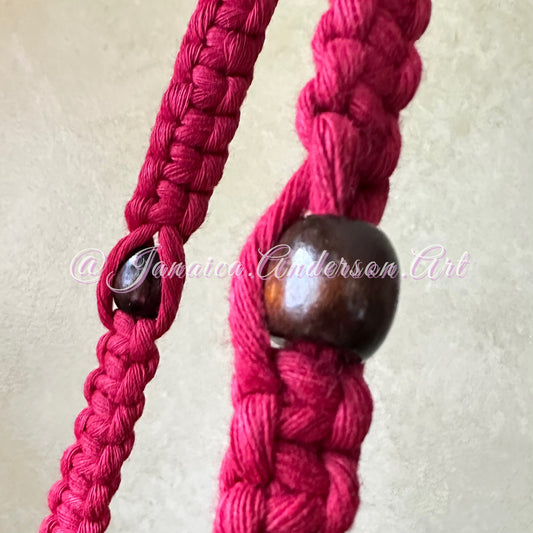 Macramé Plant Hanger LONG-Sm.35