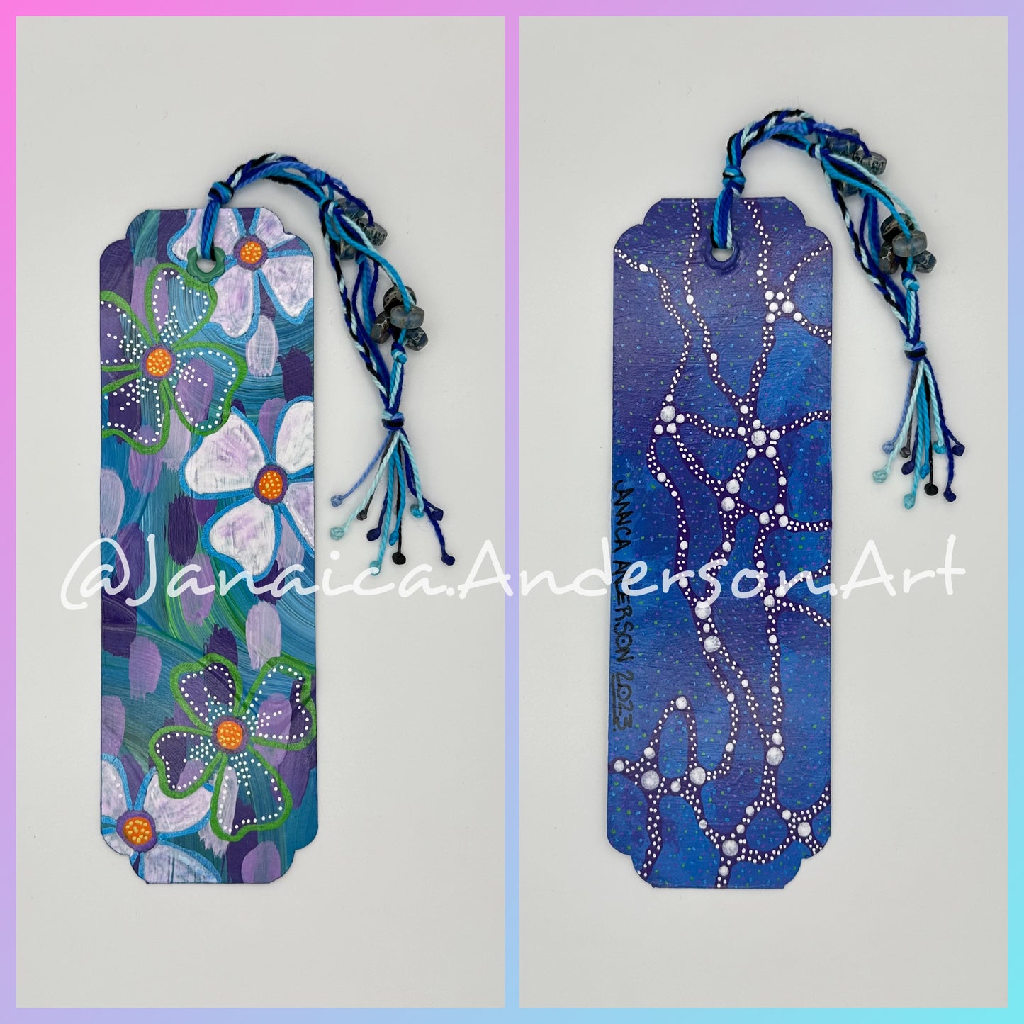 Abstract 2-Sided Bookmark No.57