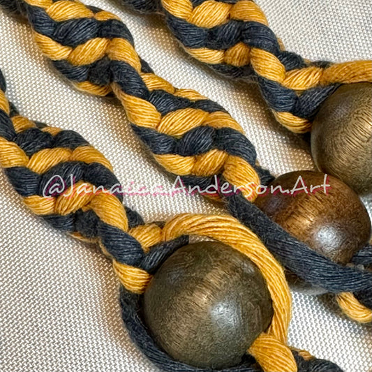 Macramé Double Plant Hanger No.1