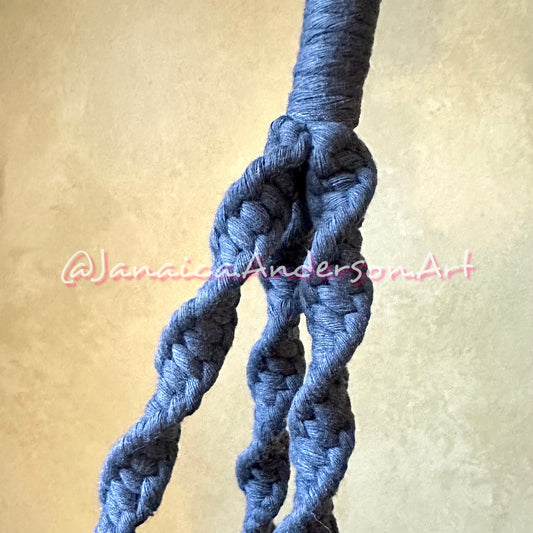 Macramé Double Plant Hanger No.4