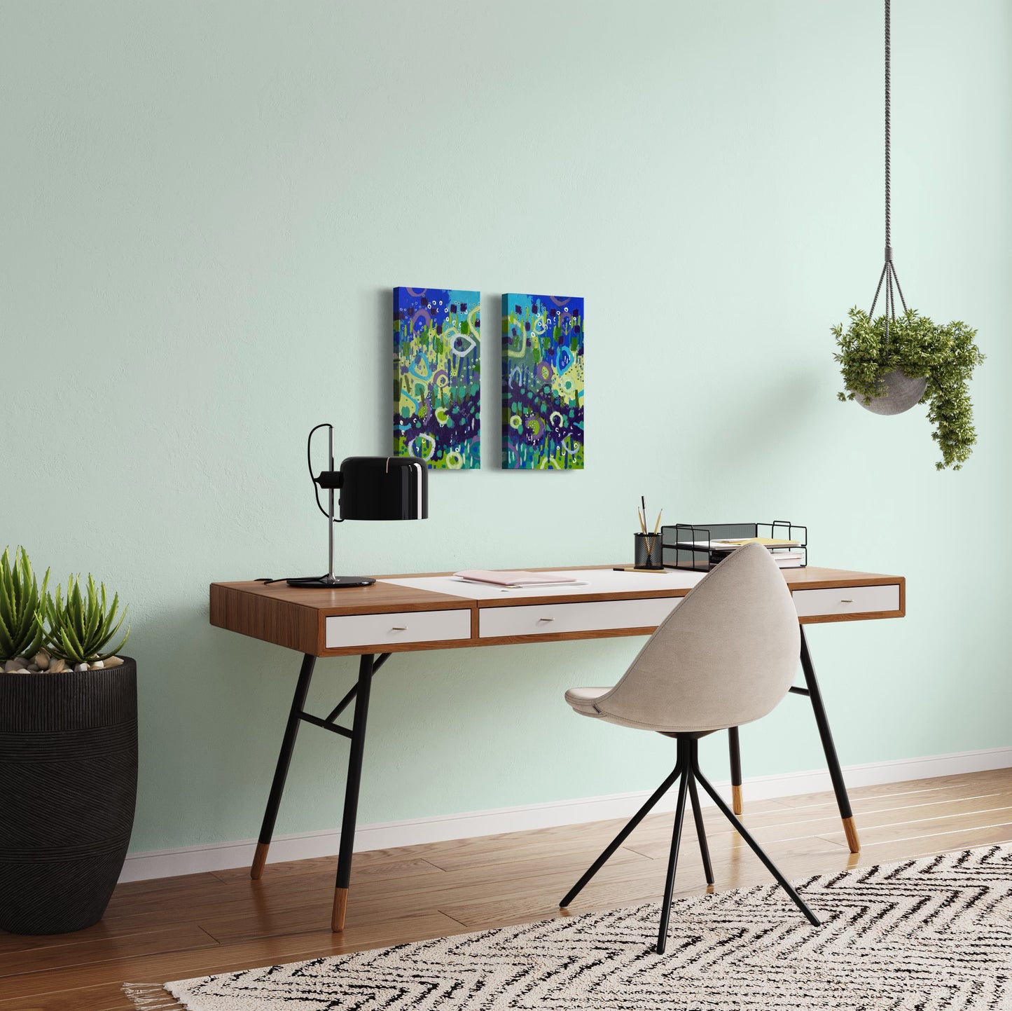 Effervescent - Diptych