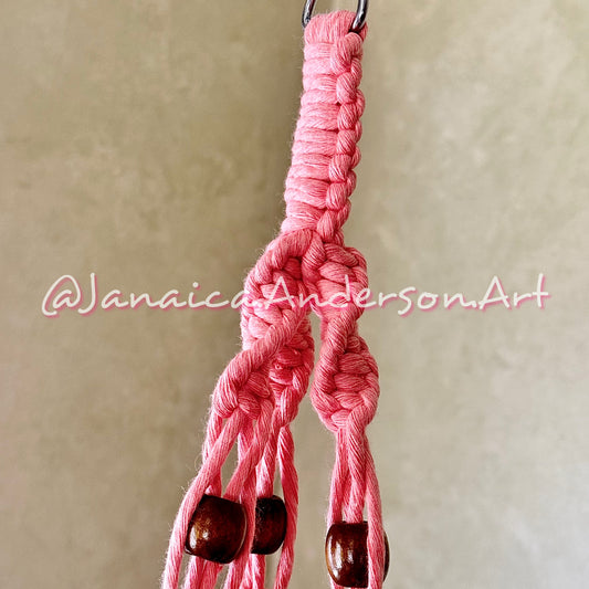 Macramé Plant Hanger LONG-Sm.14