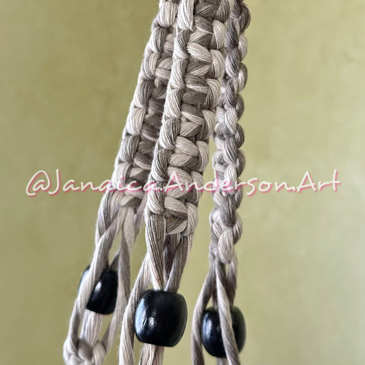 Macramé Plant Hanger LONG-Sm.18