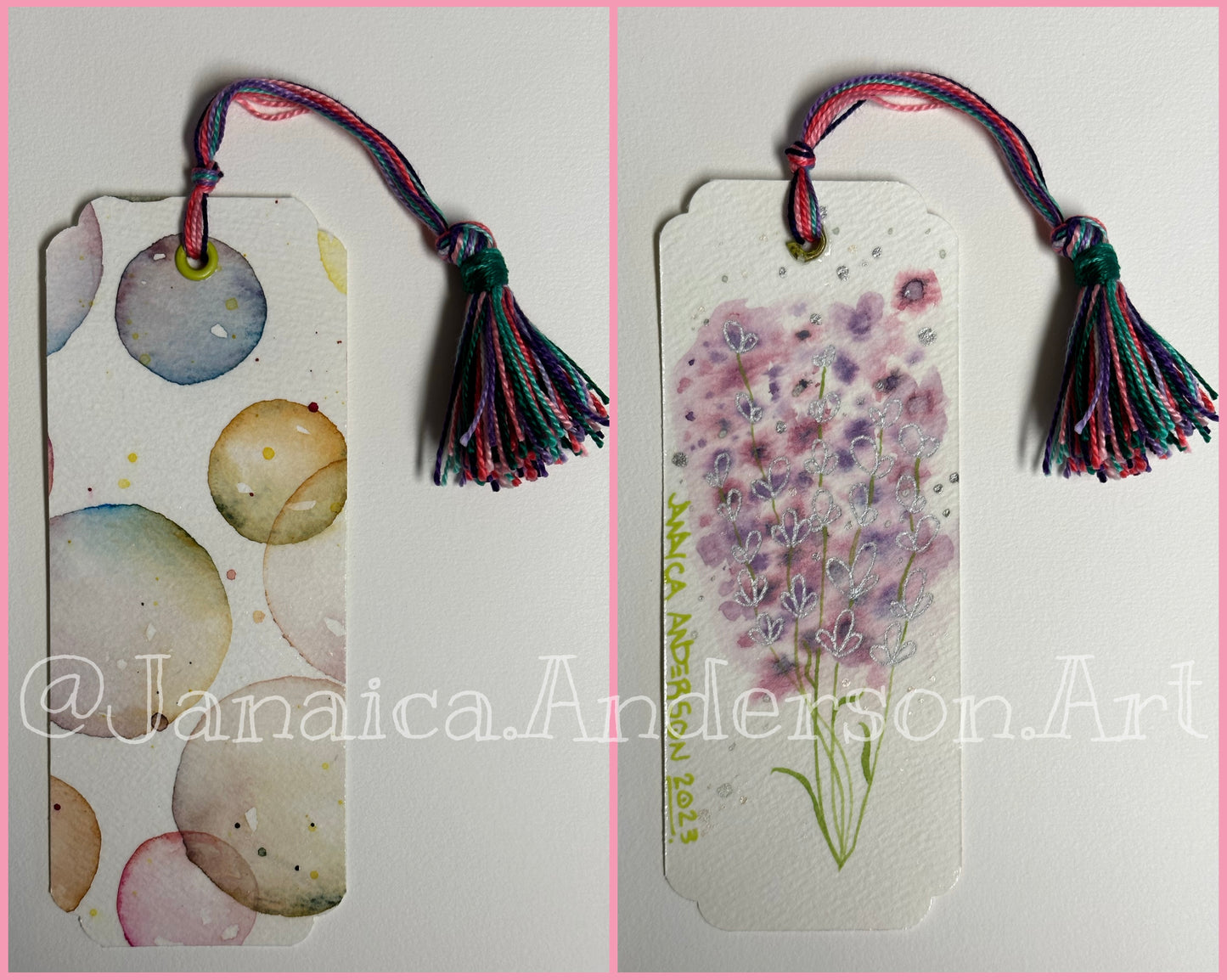 Abstract 2-Sided Bookmark No.39