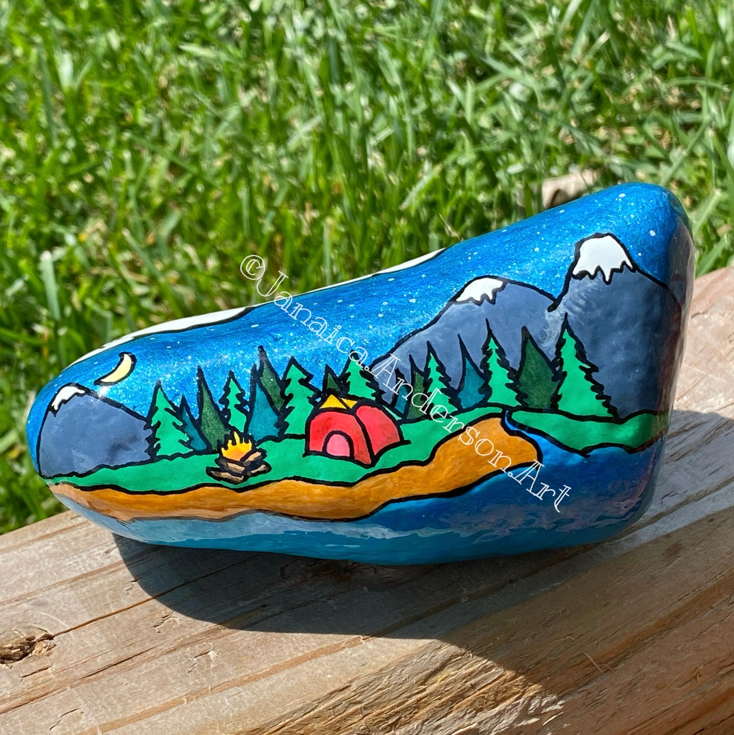 Opt Outdoors - Hand Painted Stone