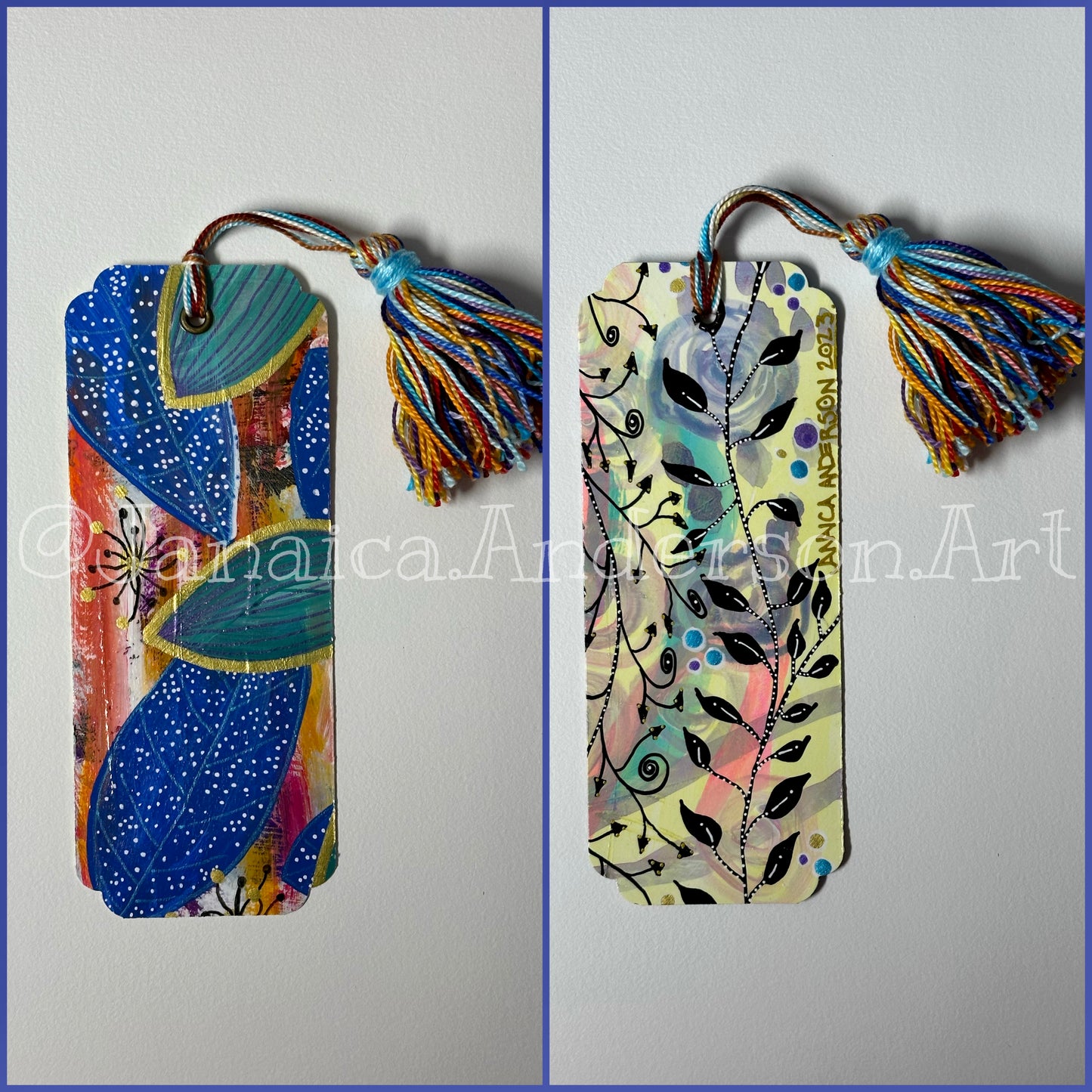Abstract 2-Sided Bookmark No.31