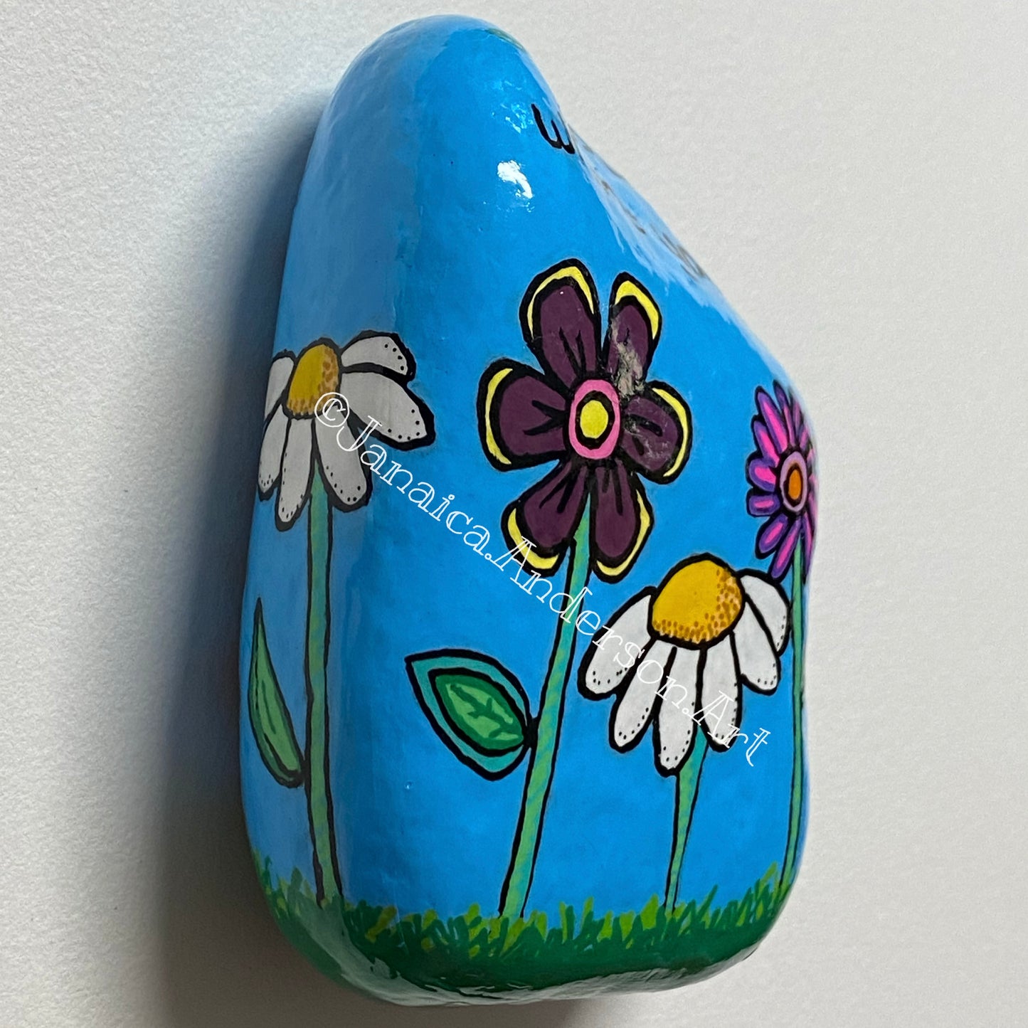 Bloom Where You Are Planted - Hand Painted Stone