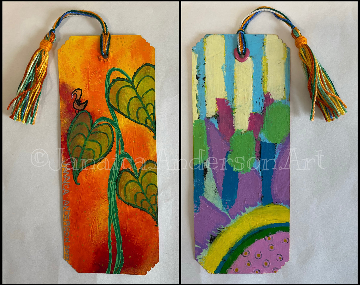 Abstract 2-Sided Bookmark No.9