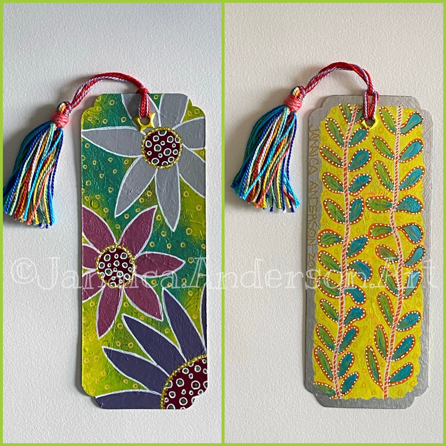 Abstract 2-Sided Bookmark No.24