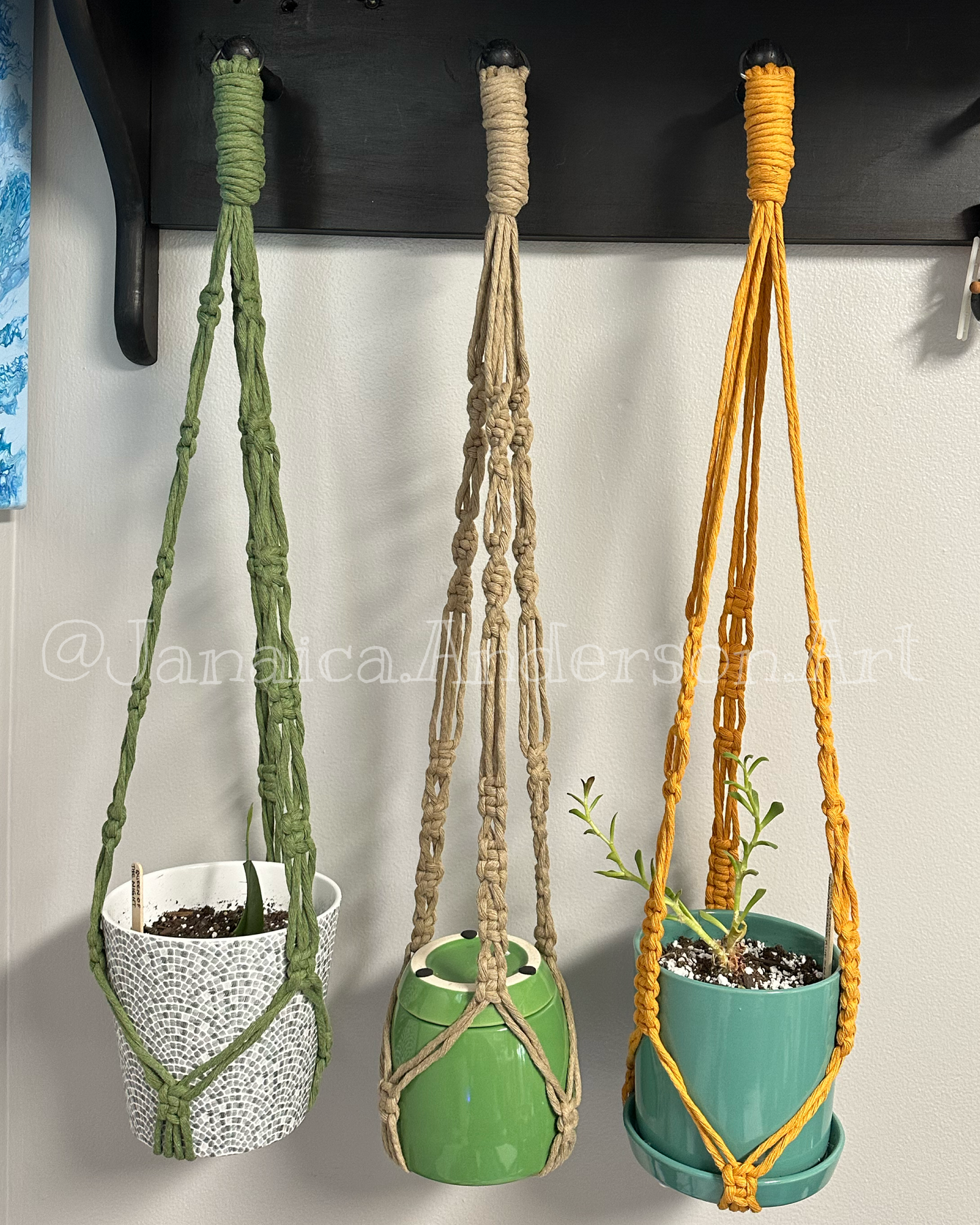Macramé “Mini” Plant Hanger No.8