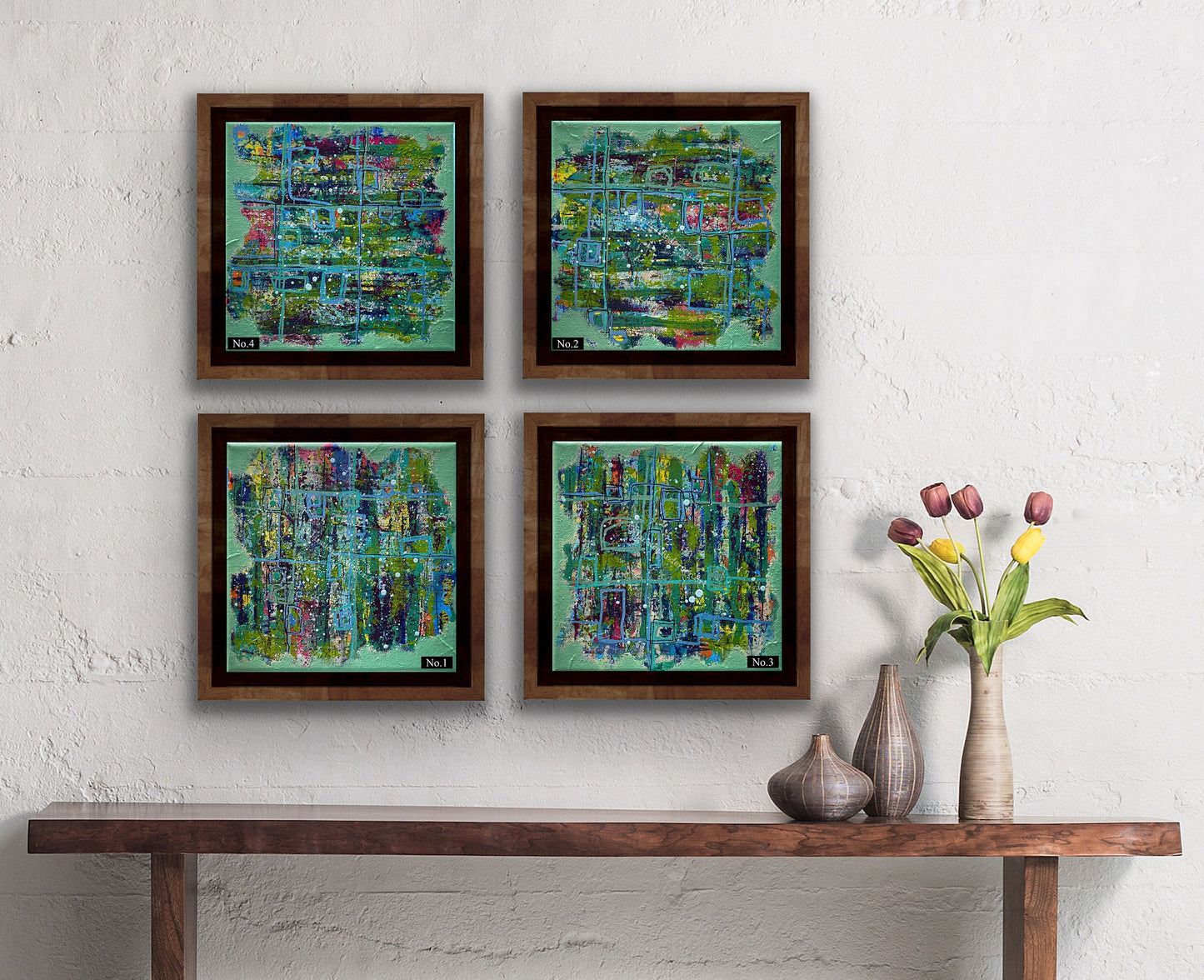 Window Shopping - Quadriptych