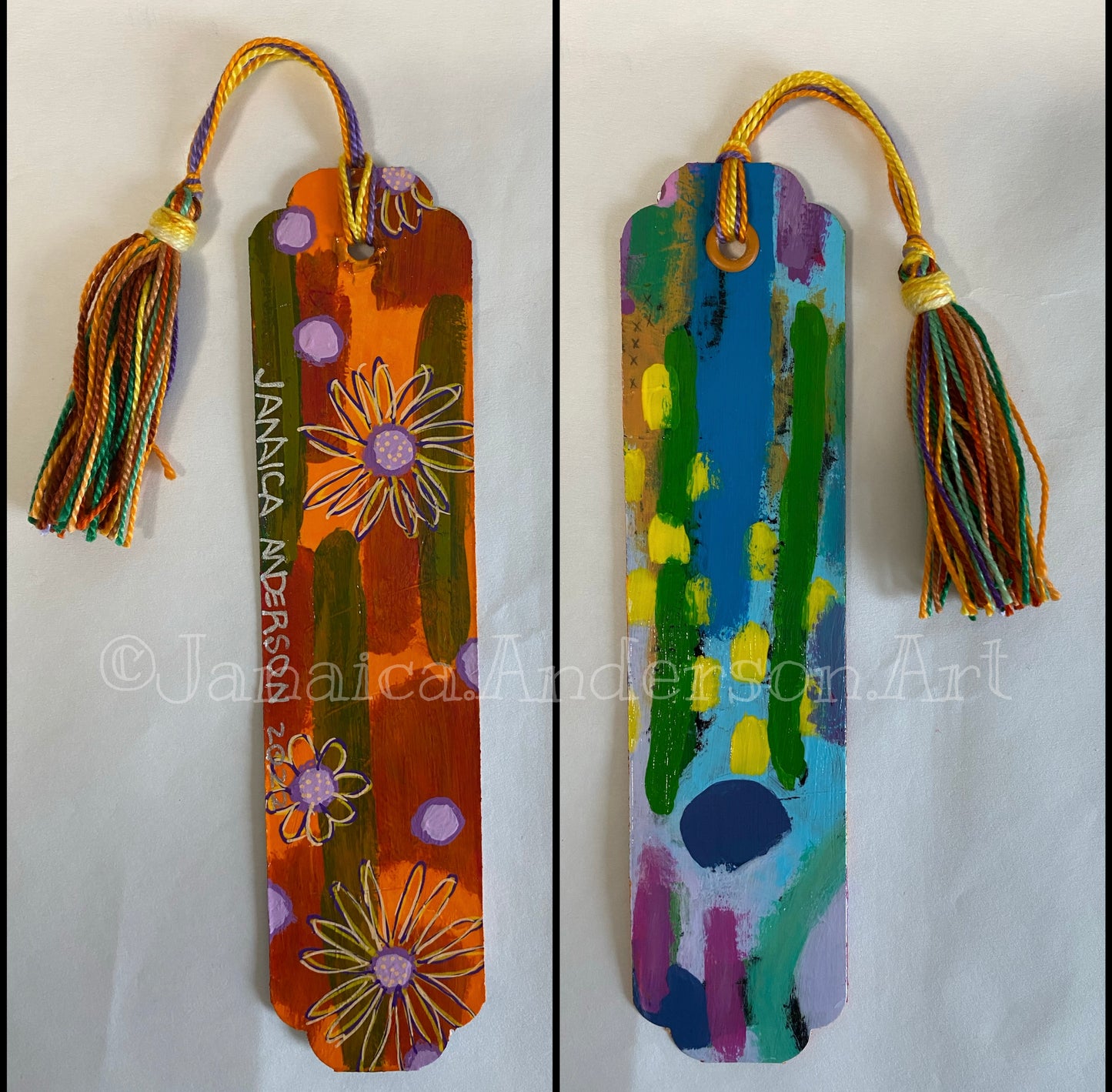Abstract 2-Sided Bookmark No.11