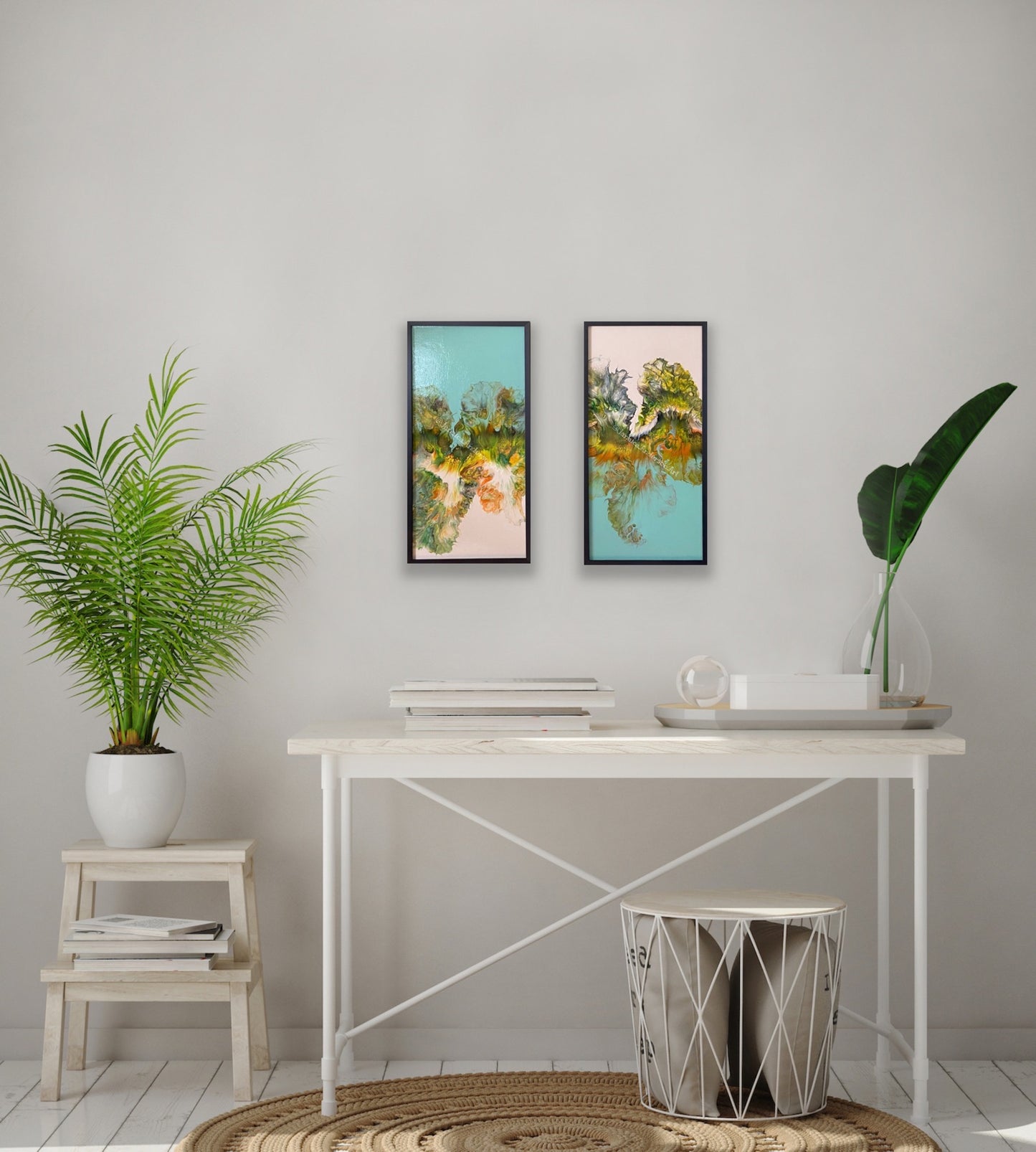 Autumn In Michigan - Diptych (w/Custom Metal Frames)