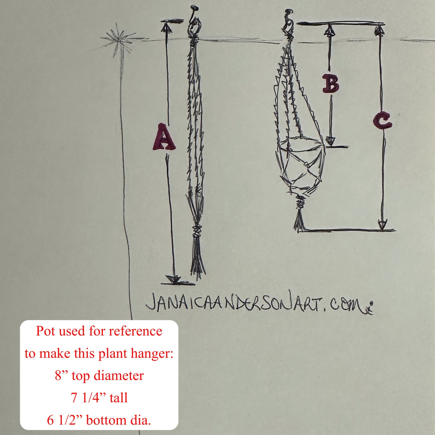 Macramé Plant Hanger No.6