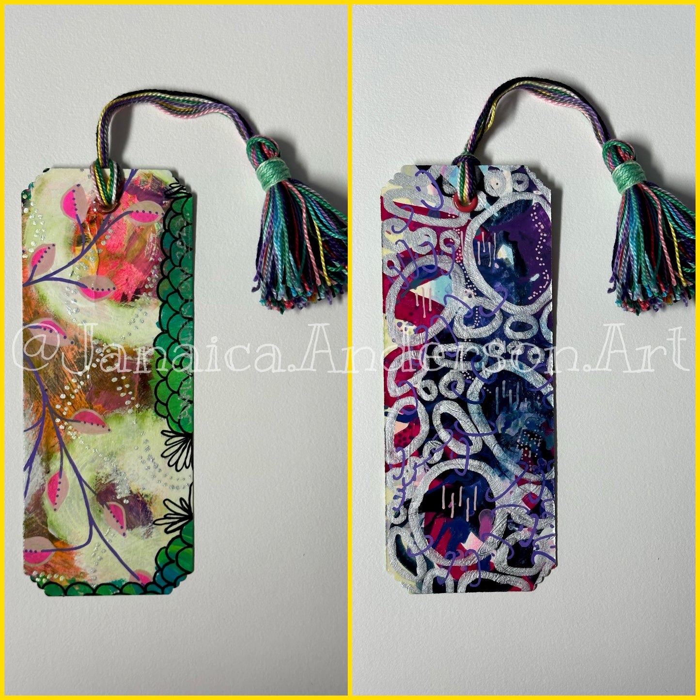 Abstract 2-Sided Bookmark No.30