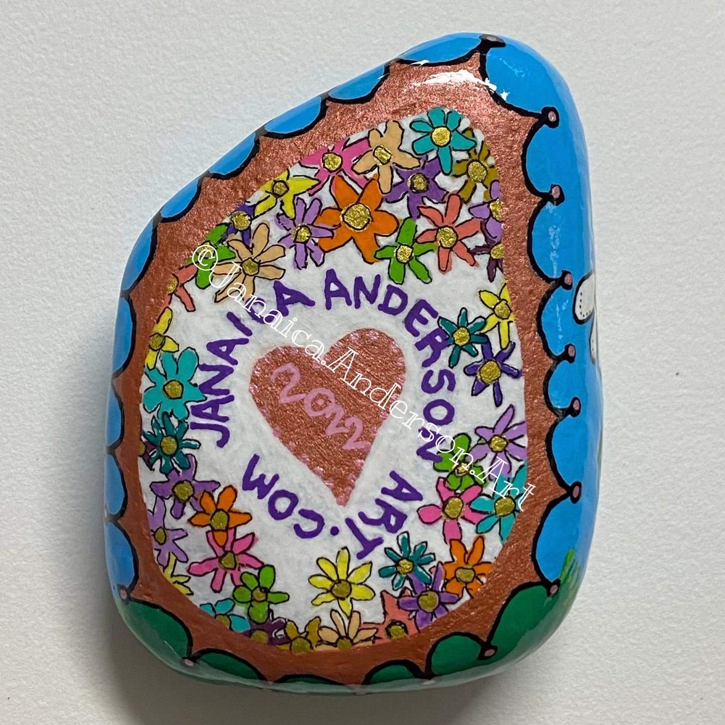 Bloom Where You Are Planted - Hand Painted Stone