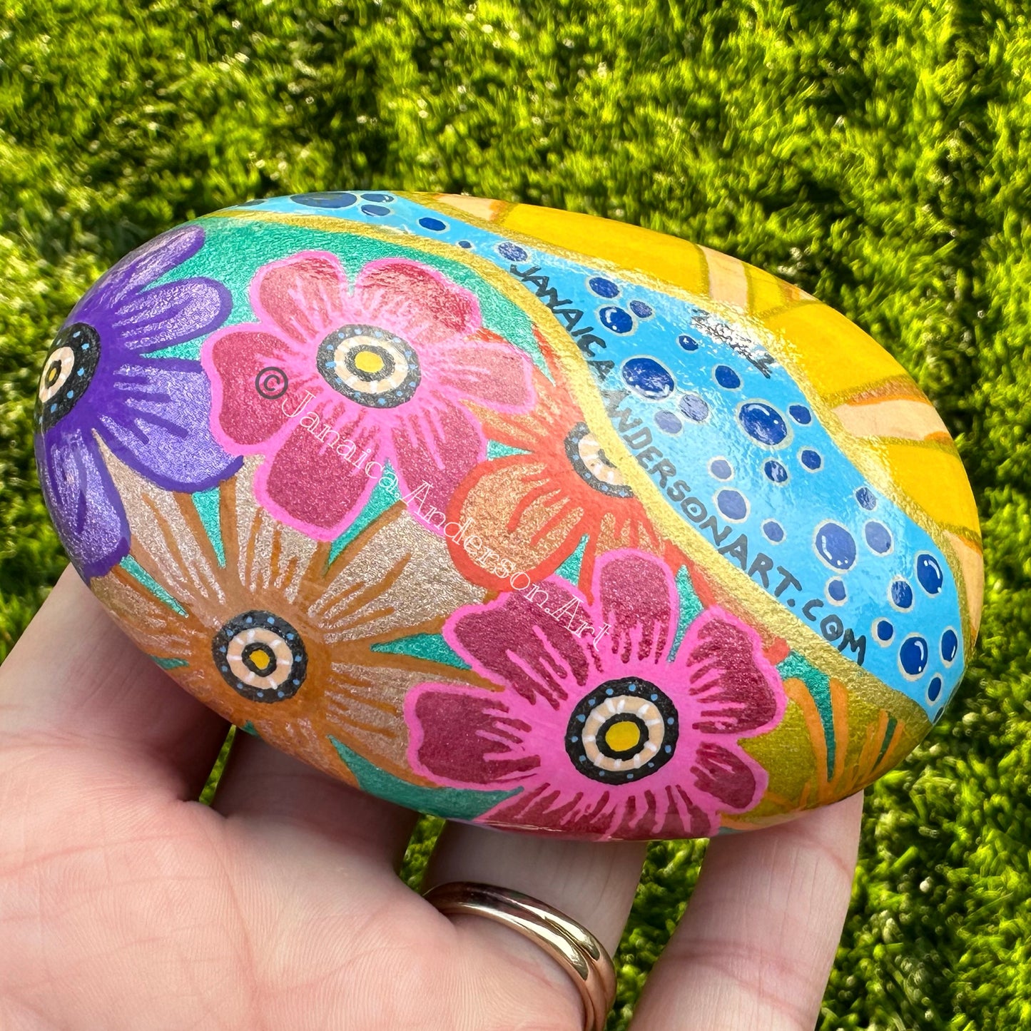 You Are My Sunshine - Hand Painted Stone