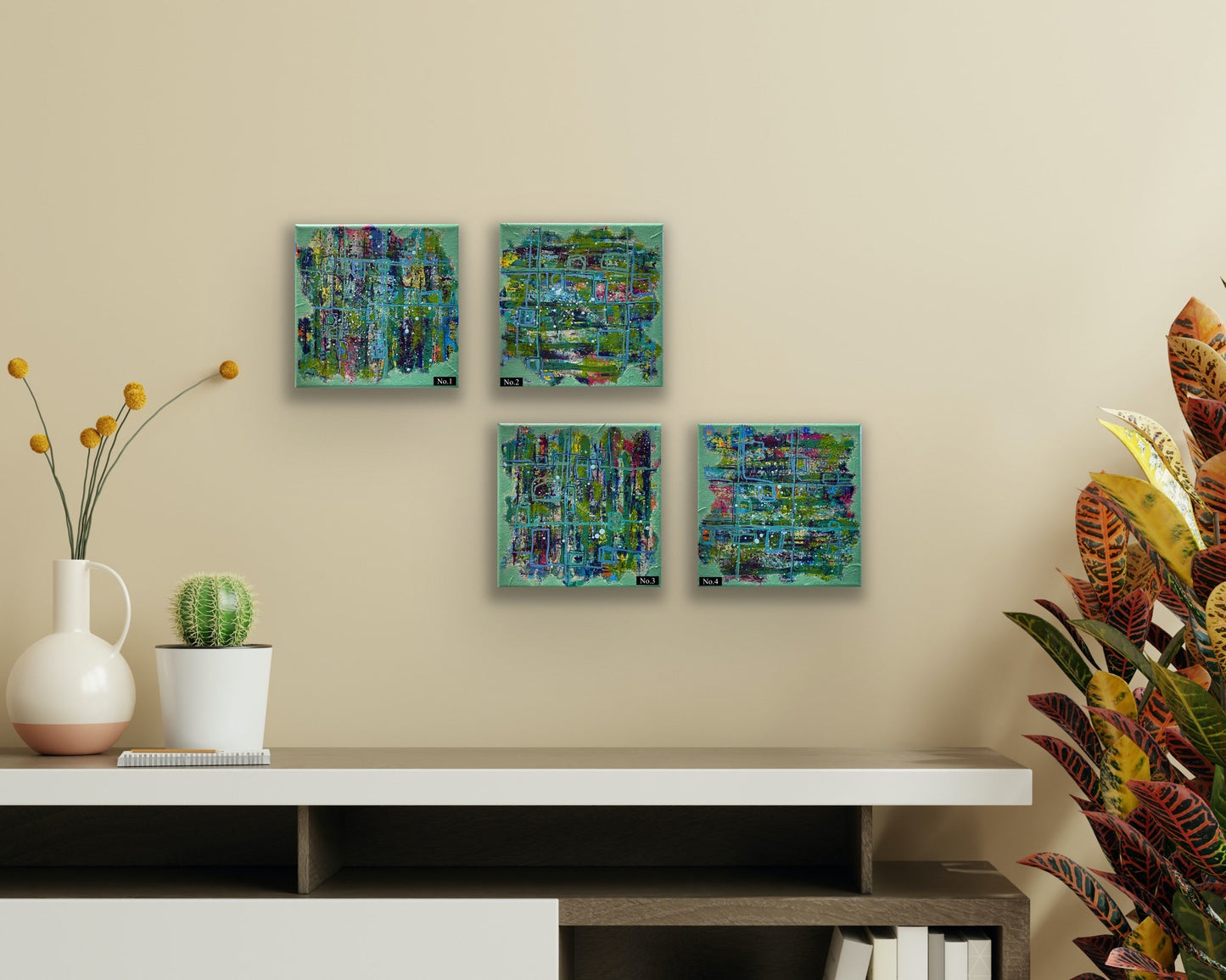 Window Shopping - Quadriptych