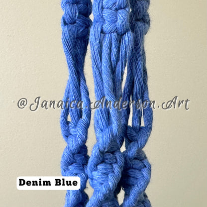 Macramé Plant Hanger LONG-Sm.55