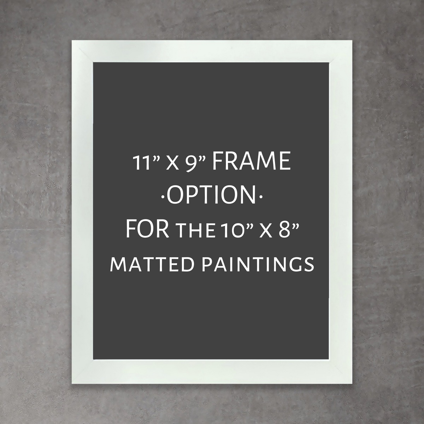 Wooden Frame for Matted 7”x5” Paintings