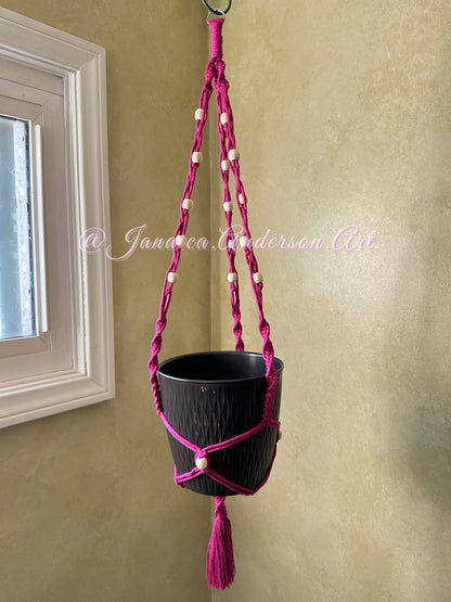 Macramé Plant Hanger Lg.14