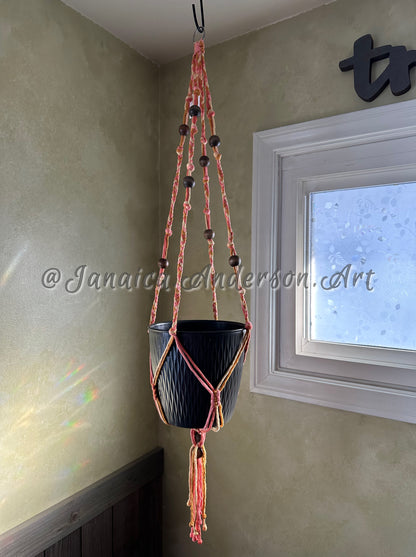 Macramé Plant Hanger Lg.32