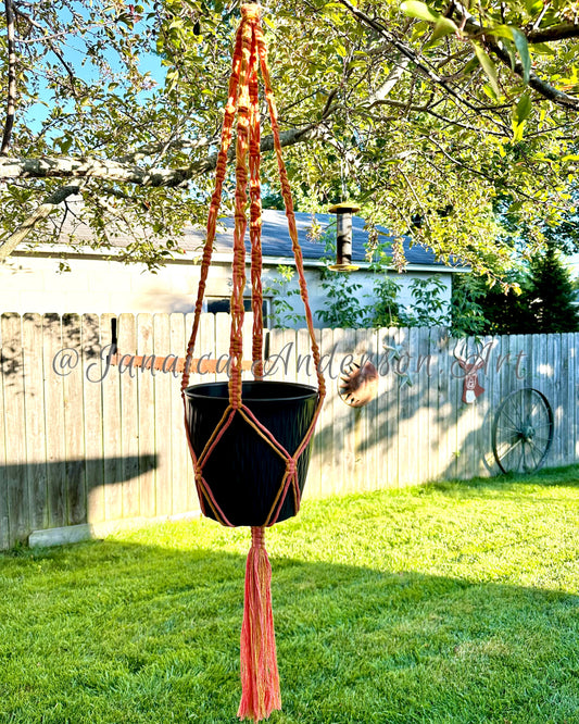 Macramé Plant Hanger Lg.22