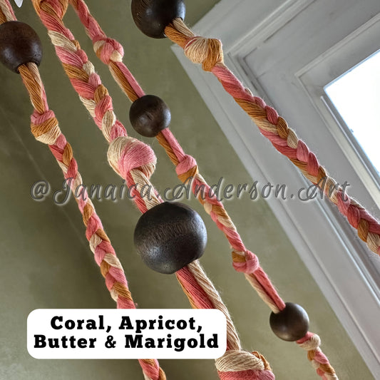 Macramé Plant Hanger Lg.32