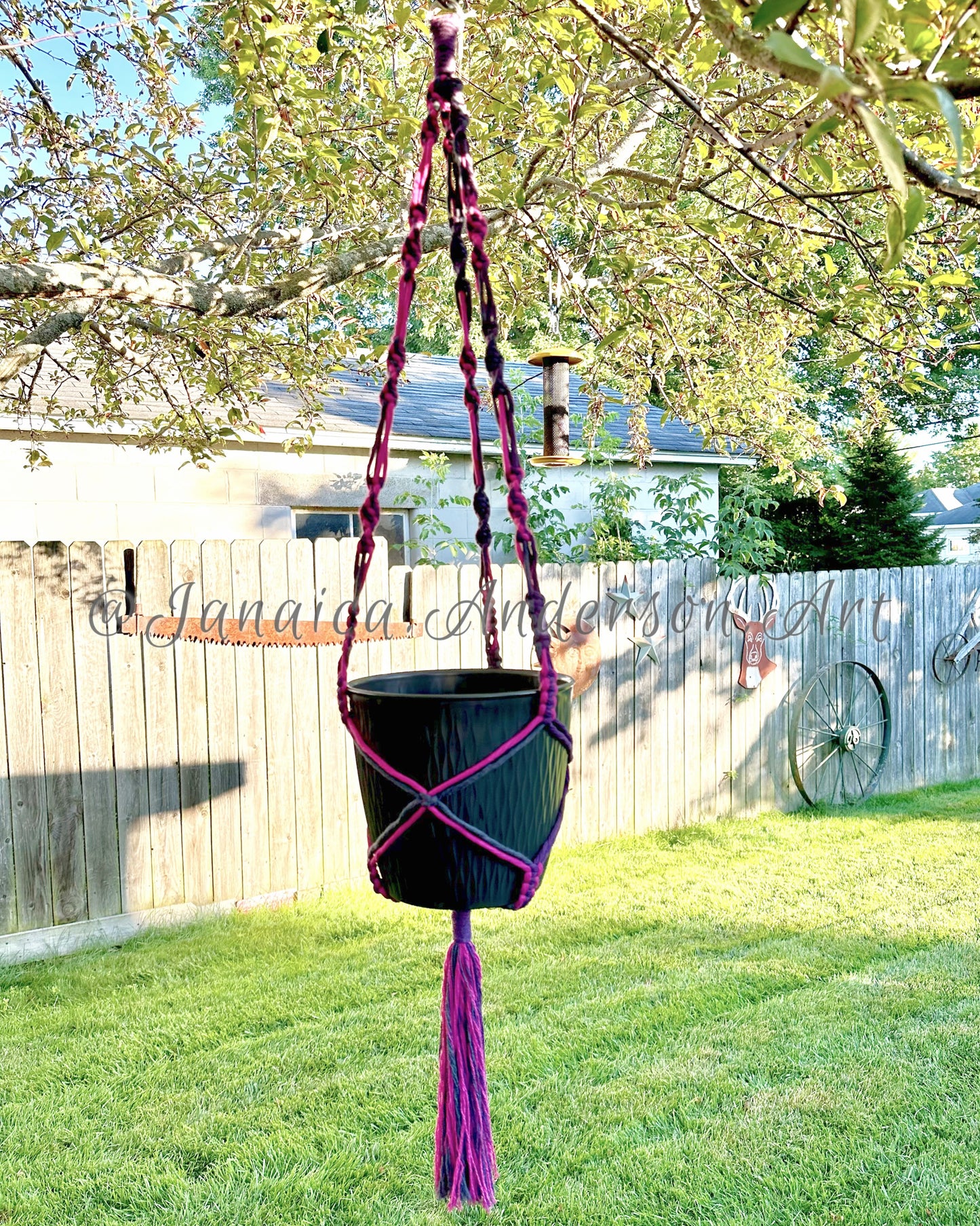 Macramé Plant Hanger Lg.23