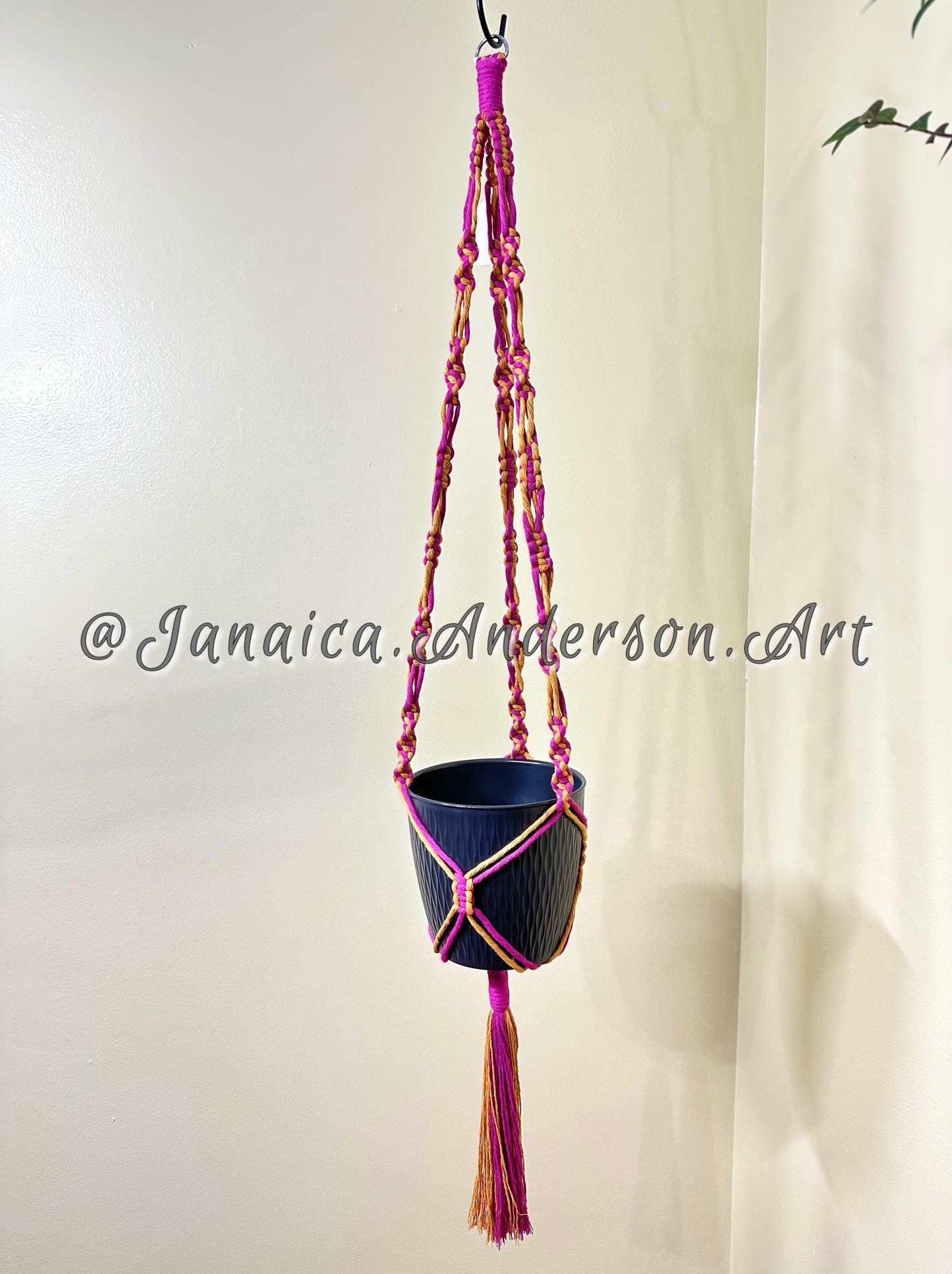 Macramé Plant Hanger LONG-Sm.54