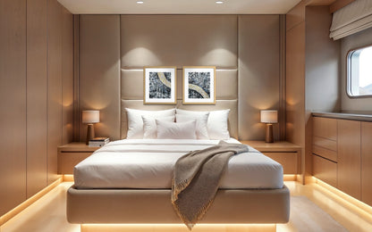 Midnight Stroll-Diptych