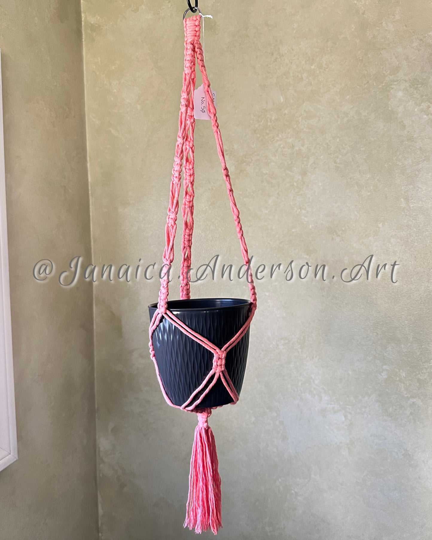 Macramé Plant Hanger Sm.50