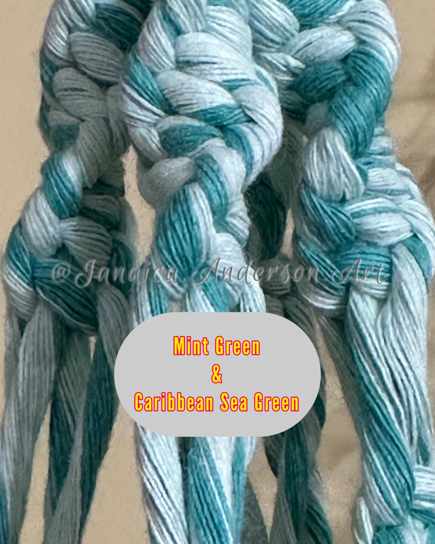 Macramé Plant Hanger Lg.18