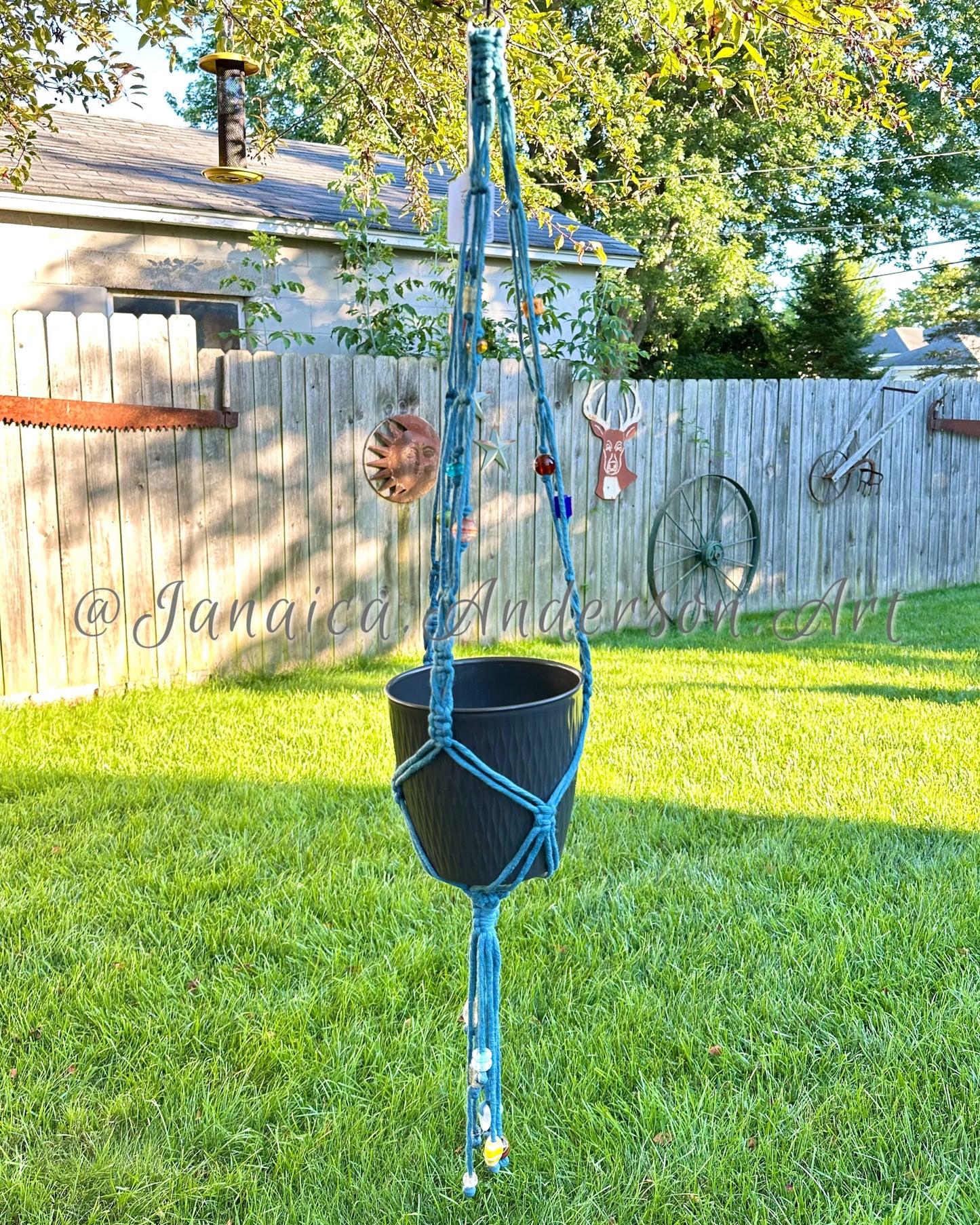 Macramé Plant Hanger LONG-Sm.46