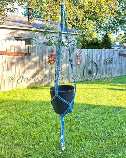 Macramé Plant Hanger LONG-Sm.46