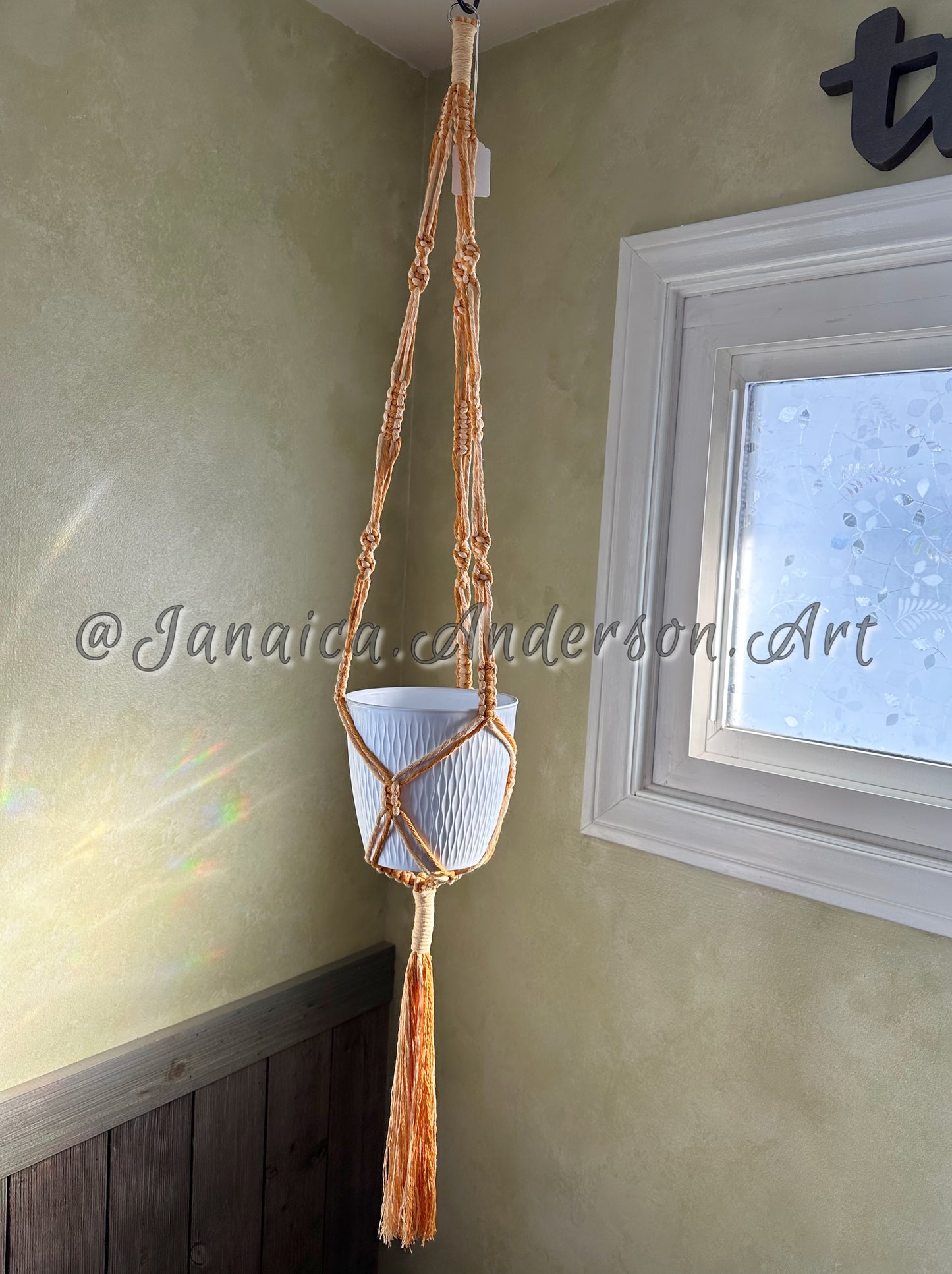 Macramé Plant Hanger LONG-Sm.68