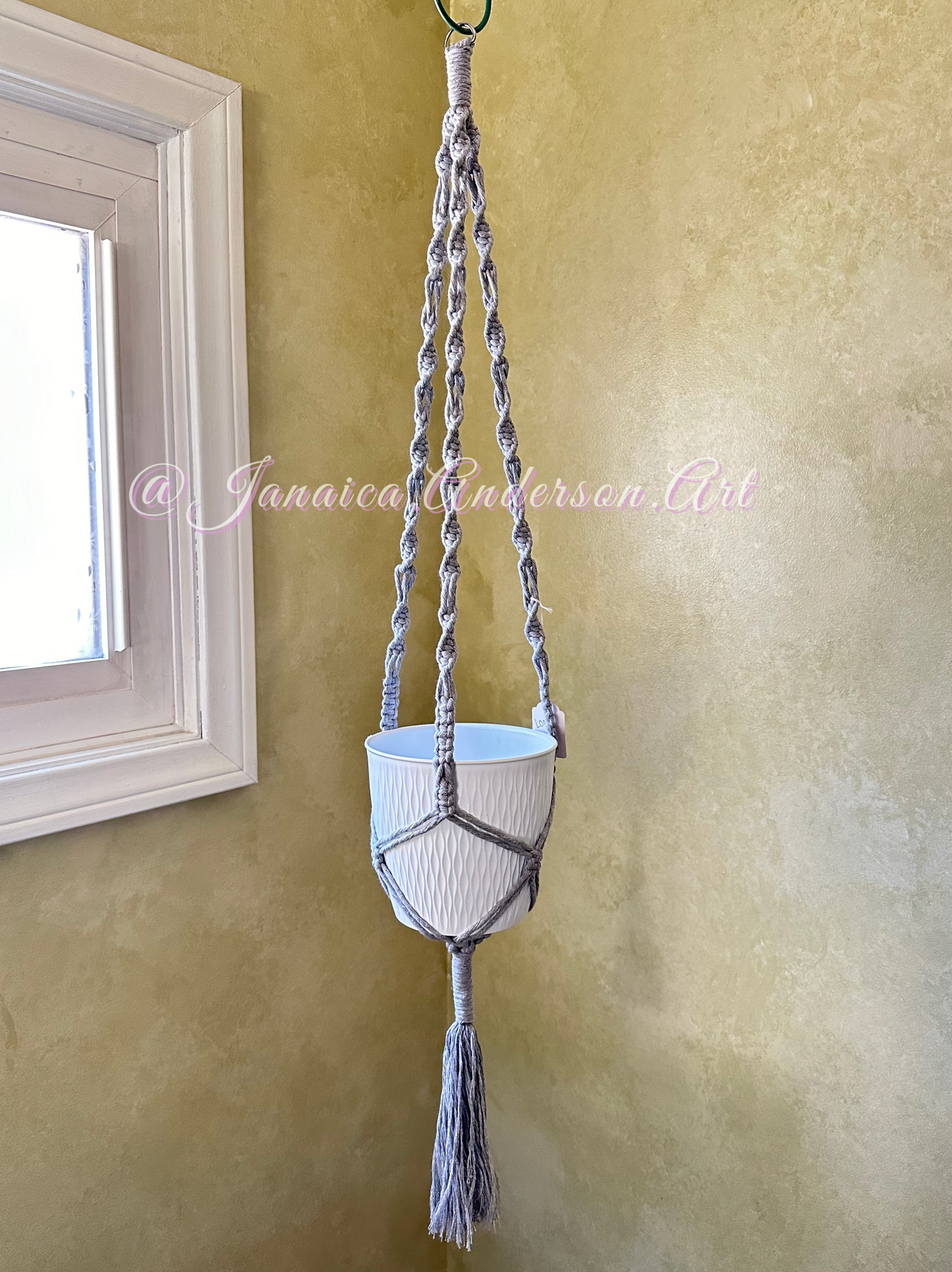 Macramé Plant Hanger LONG-Sm.23