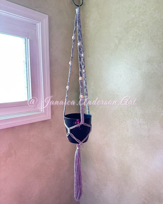 Macramé Plant Hanger LONG-Sm.32
