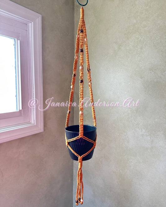 Macramé Plant Hanger LONG-Sm.37