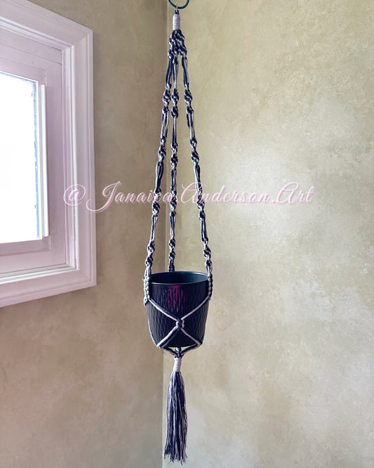 Macramé Plant Hanger LONG-Sm.33