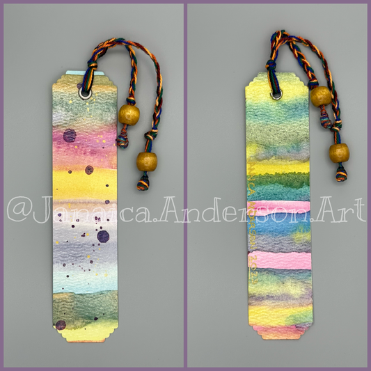 Abstract 2-Sided Bookmark No.54