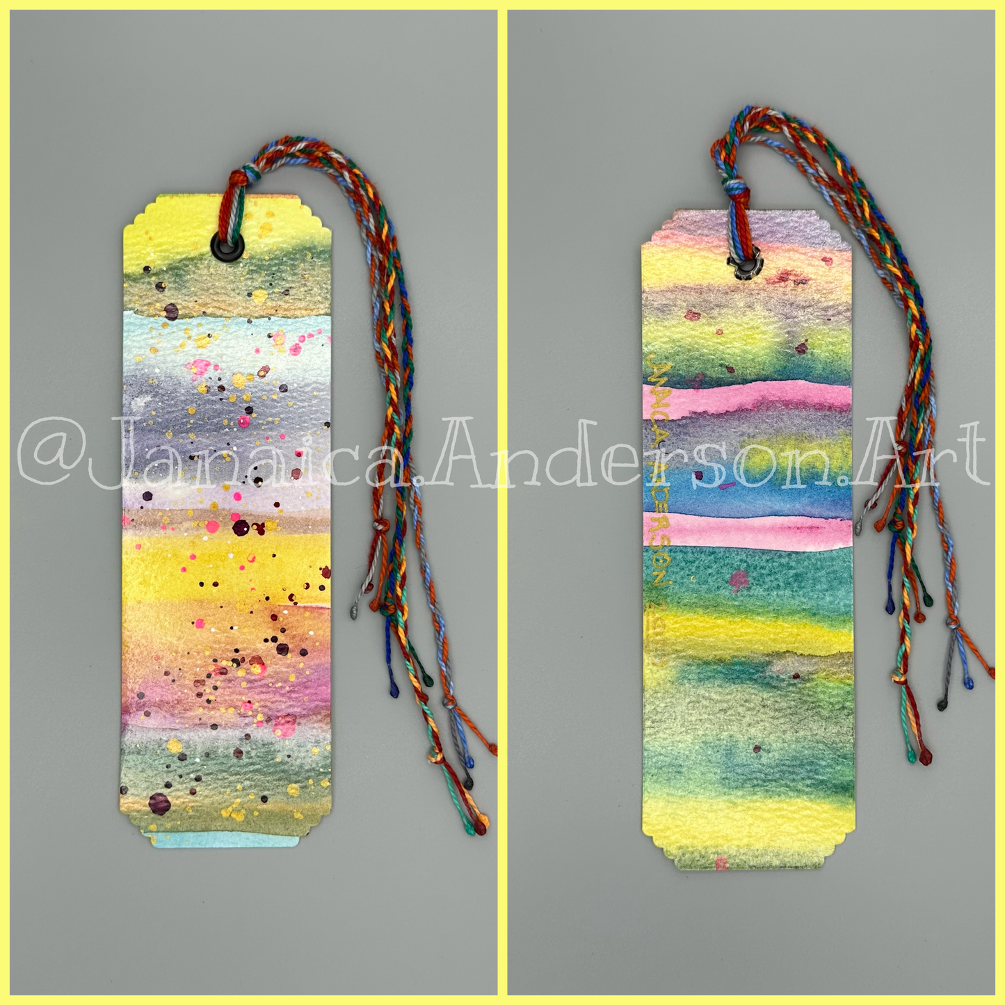 Abstract 2-Sided Bookmark No.53