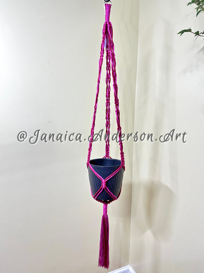 Macramé Plant Hanger LONG-Sm.56