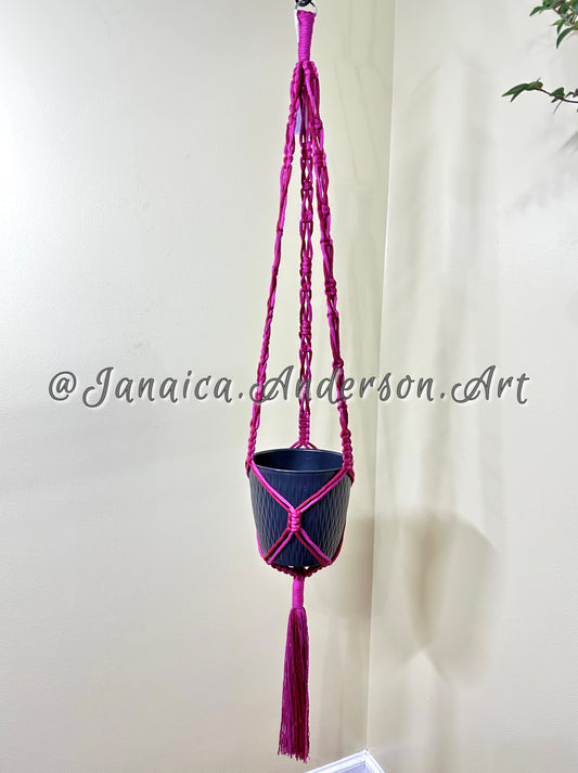 Macramé Plant Hanger LONG-Sm.56