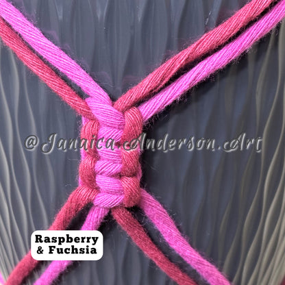 Macramé Plant Hanger LONG-Sm.56